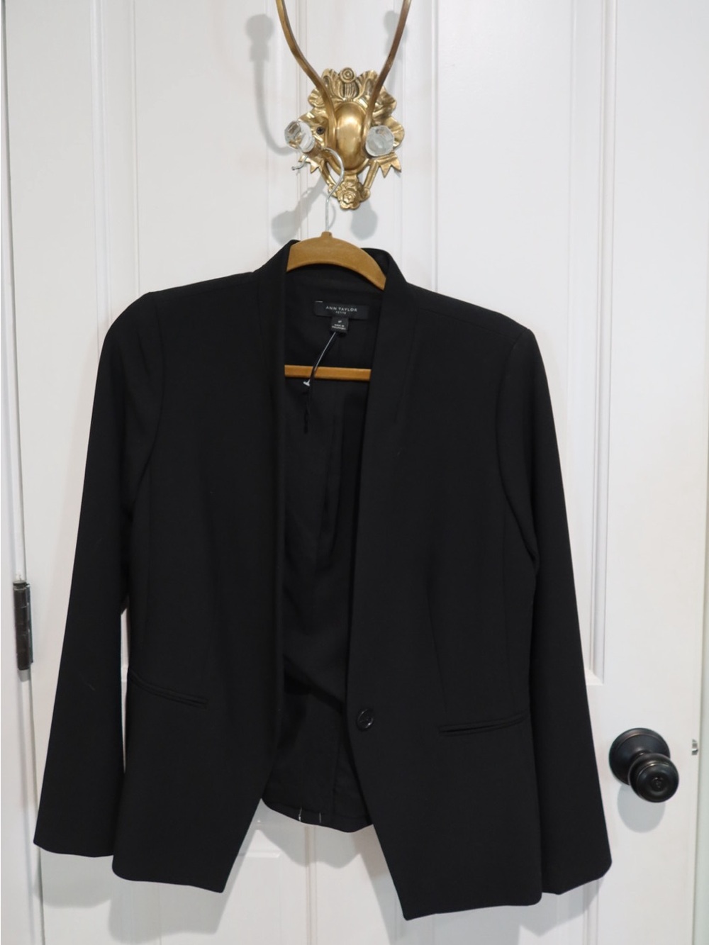 Ann Taylor Black Blazer | Size 6 Petite | NWOT